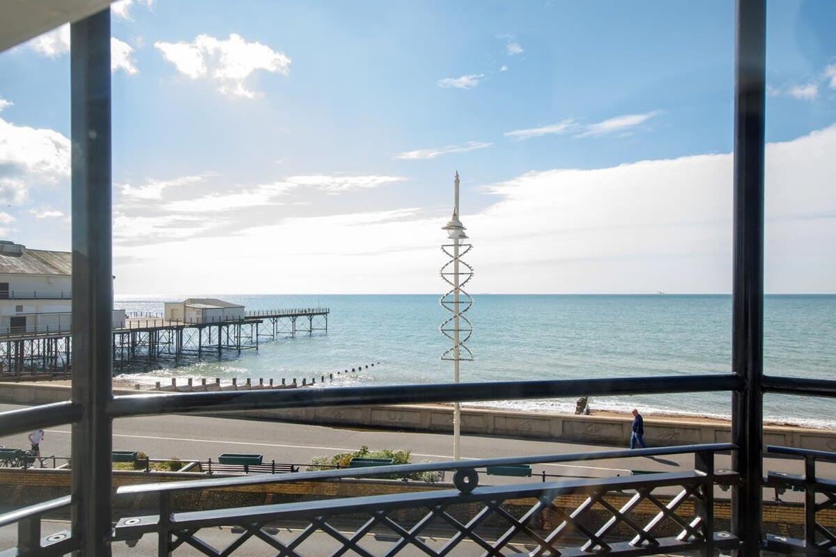 Panoramic Sea Views In Beachfront Apt W Balcony Bognor Regis Exteriér fotografie