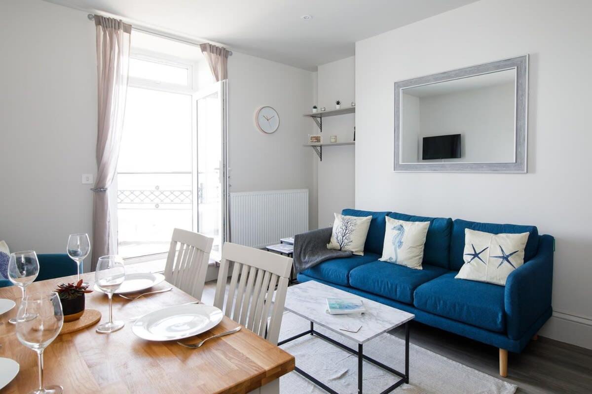 Panoramic Sea Views In Beachfront Apt W Balcony Bognor Regis Exteriér fotografie
