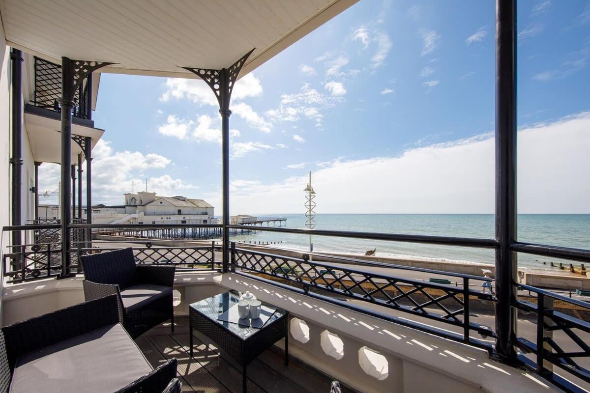 Panoramic Sea Views In Beachfront Apt W Balcony Bognor Regis Exteriér fotografie